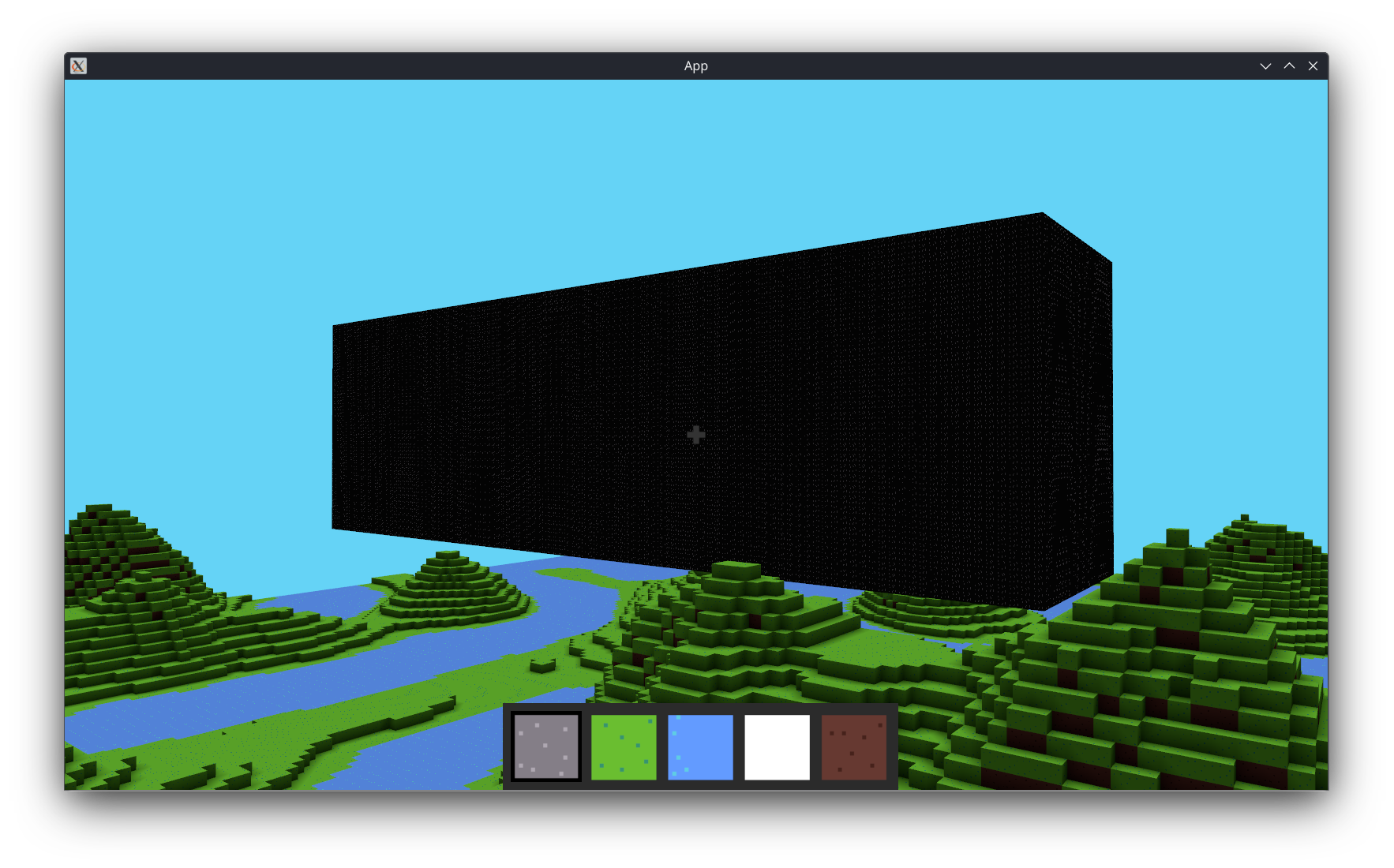 A far-off view of the mysterious monolith, emphasizing its massive size in contrast to the landscape around it.